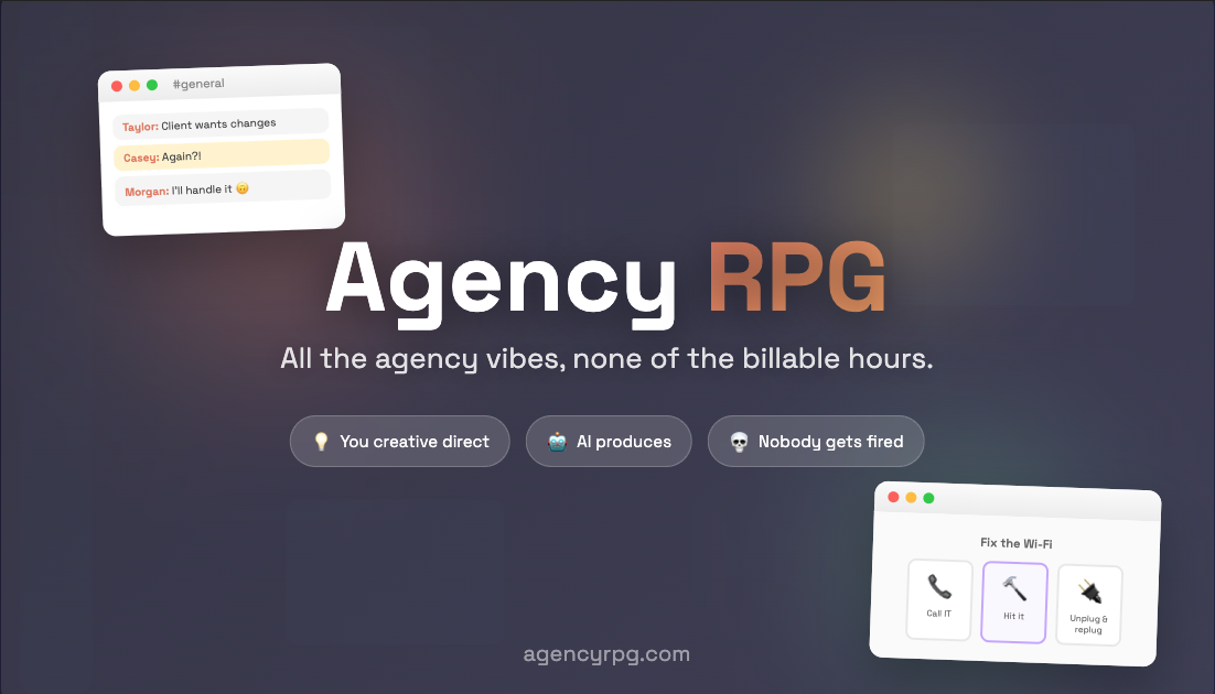 Agency RPG - Run Your Own Creative Agency