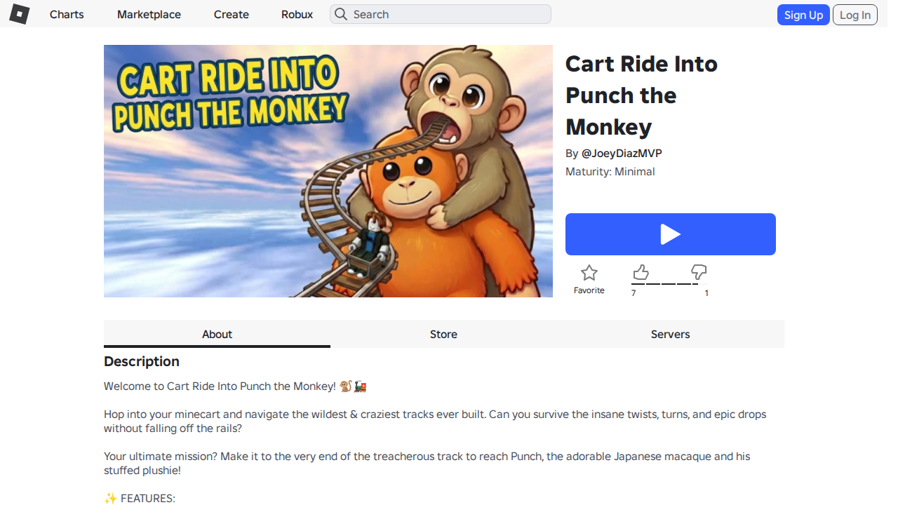 Cart Ride Into Punch the Monkey