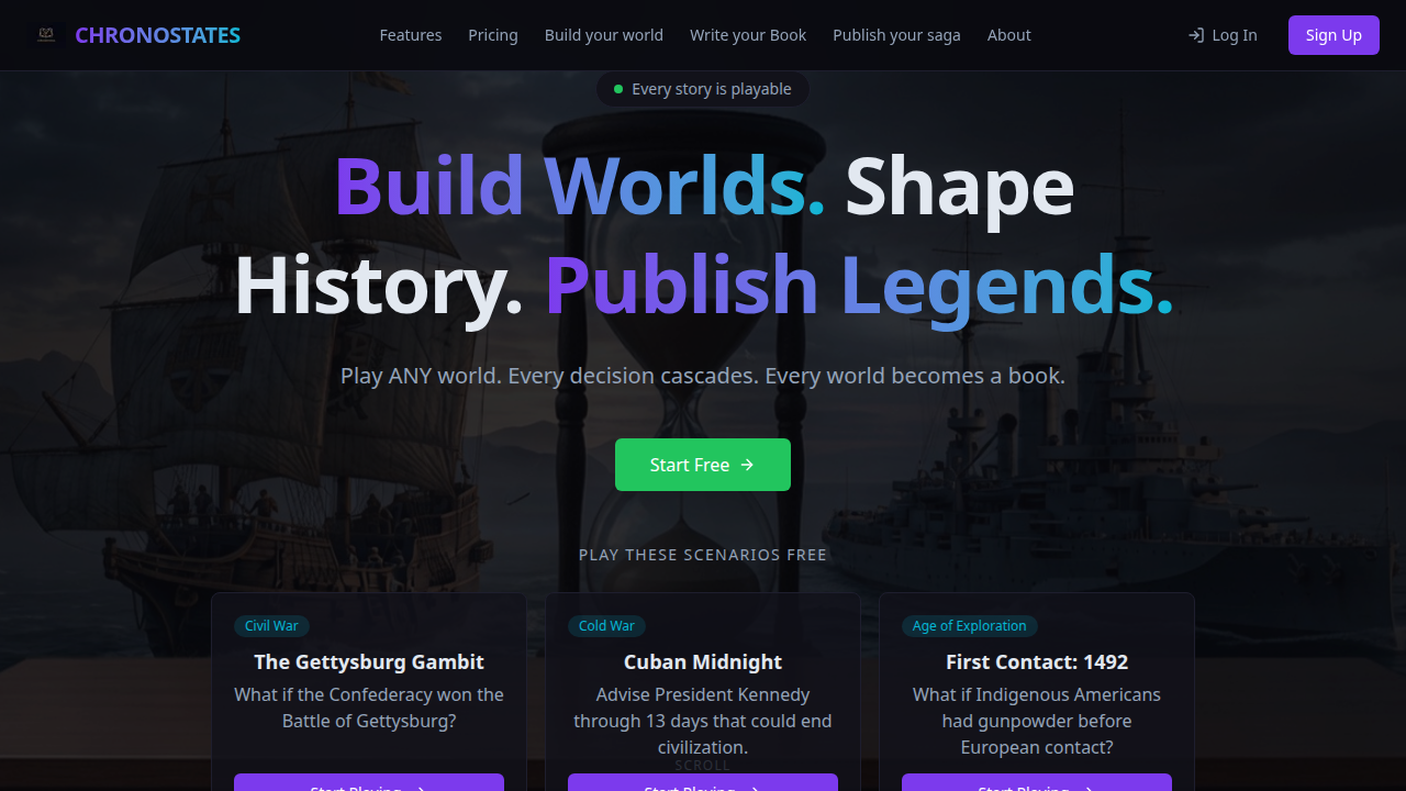 Chronostates — Every Story is Playable