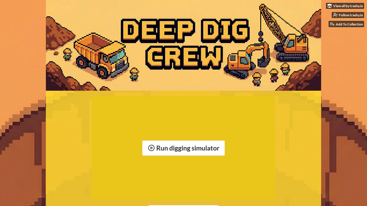Deep Dig Crew by trashy.io