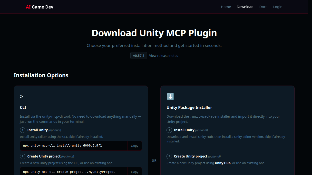 Download — AI Game Dev