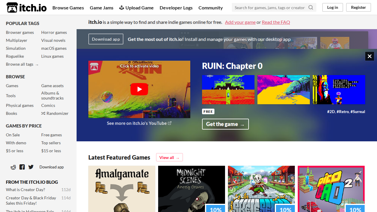 Download the latest indie games