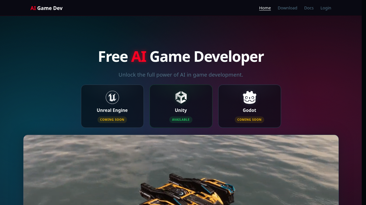 Free AI Game Developer | Unity MCP