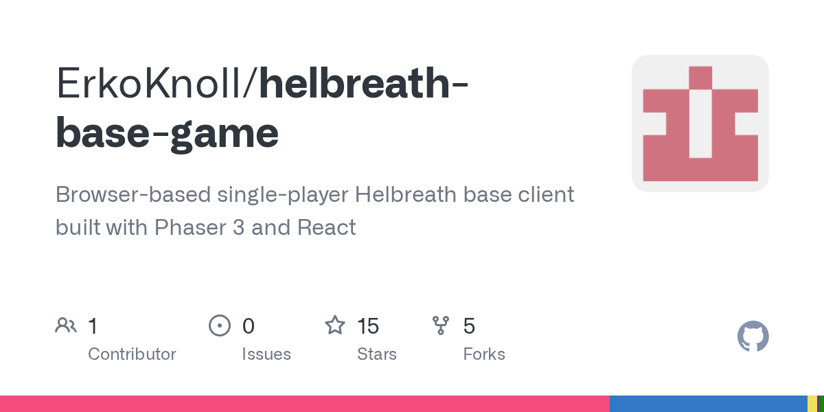 GitHub - ErkoKnoll/helbreath-base-game: Browser-based single-player Helbreath base client built with Phaser 3 and React