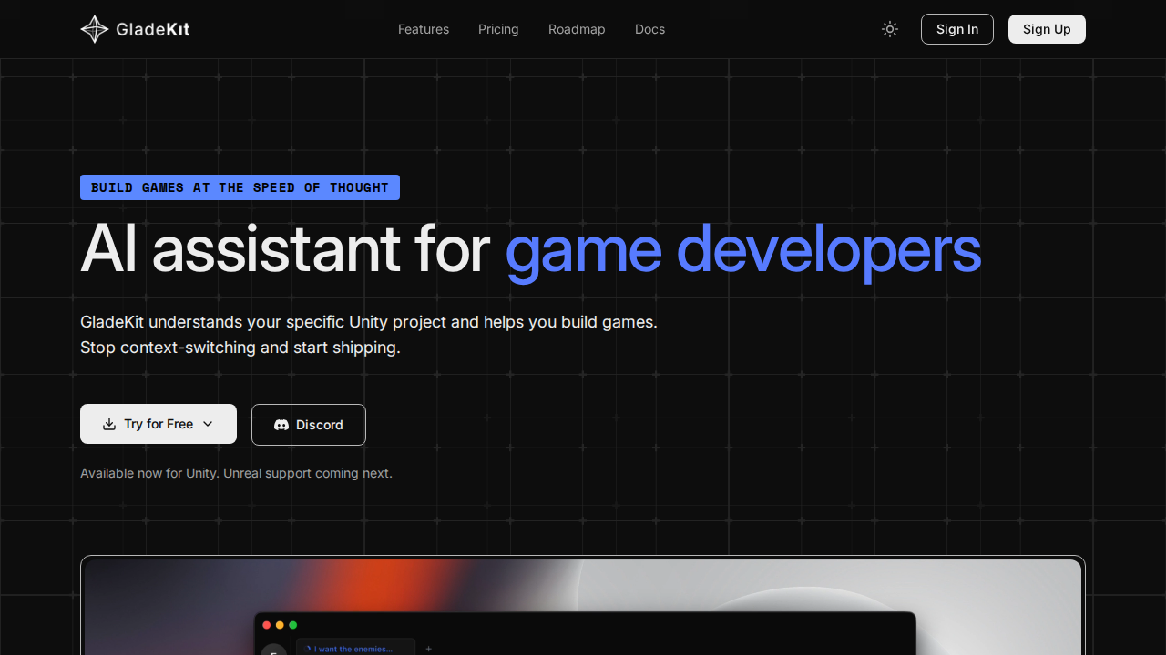 GladeKit: Build games with AI