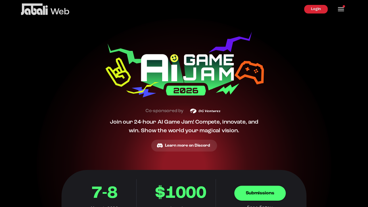 Jabali AI Global Game Jam at GDC 2026 — Jabali AI