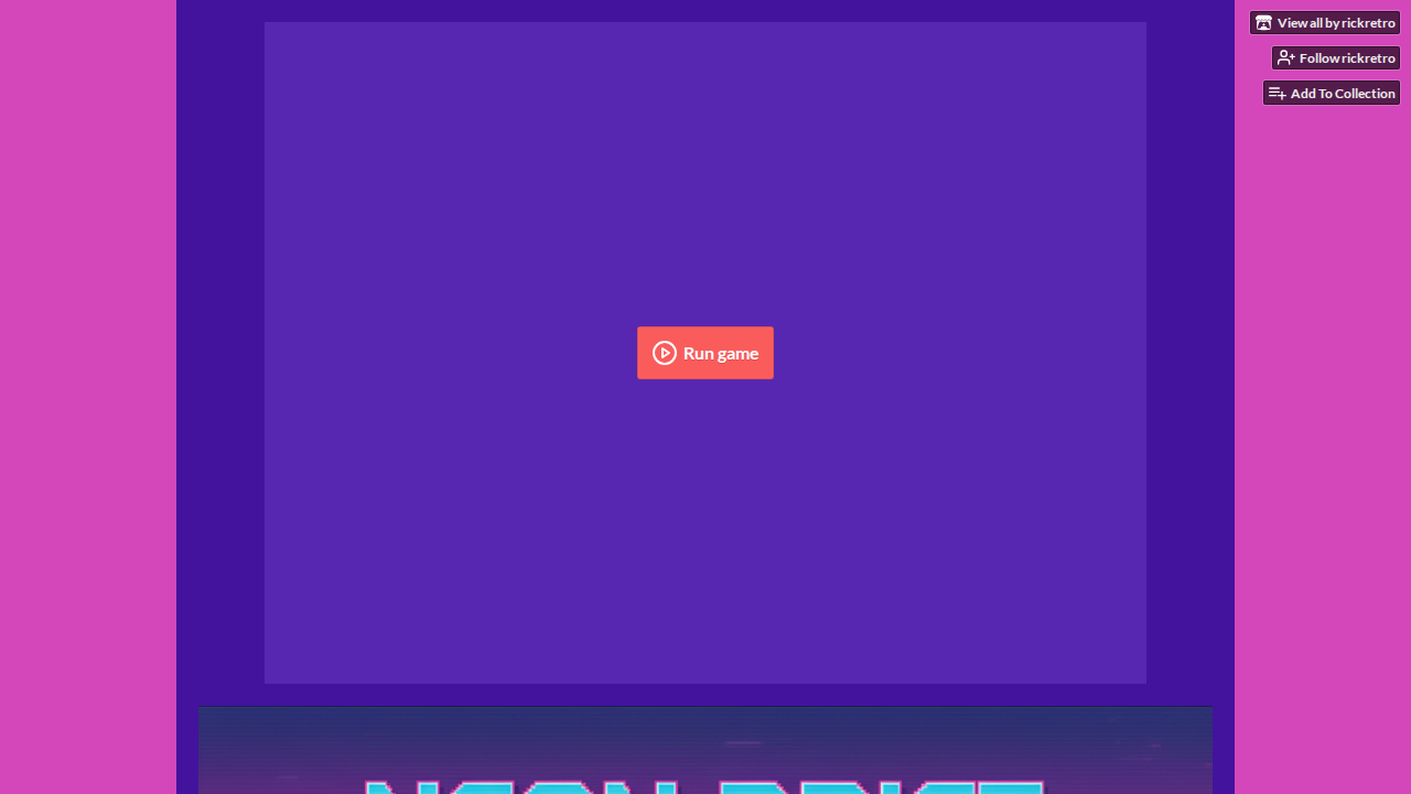 Neon Drift by rickretro