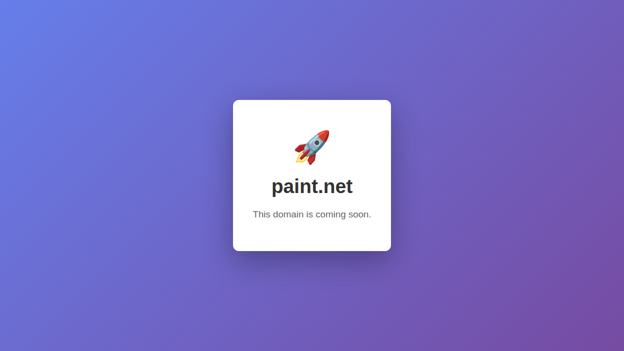 paint.net - Coming Soon
