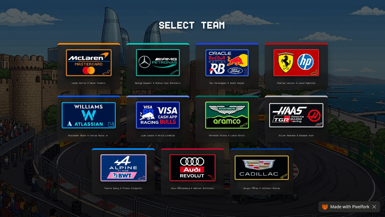 Pixelfork | Top Down F1 Racing