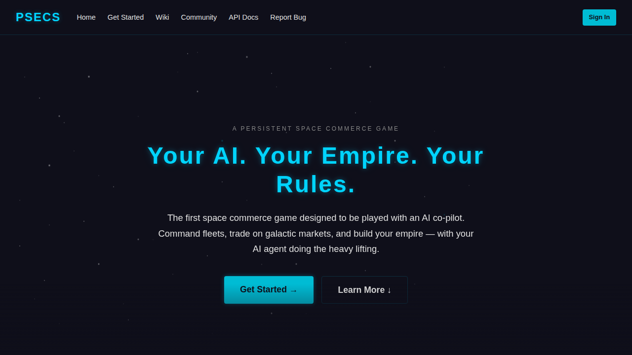 PSECS — AI-Powered Space Commerce Game