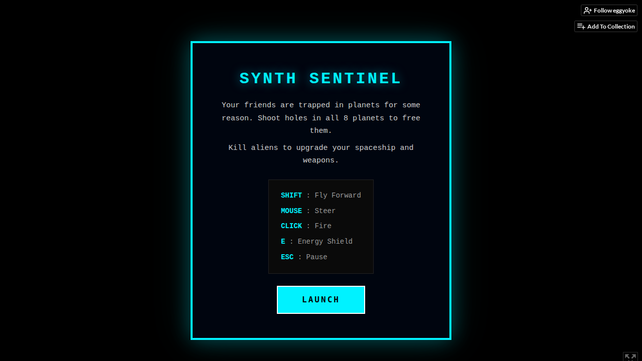 SYNTH SENTINEL by eggyoke