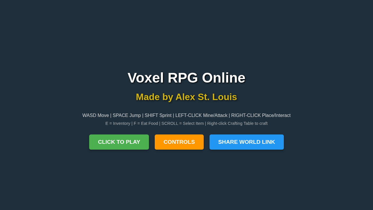 Voxel RPG