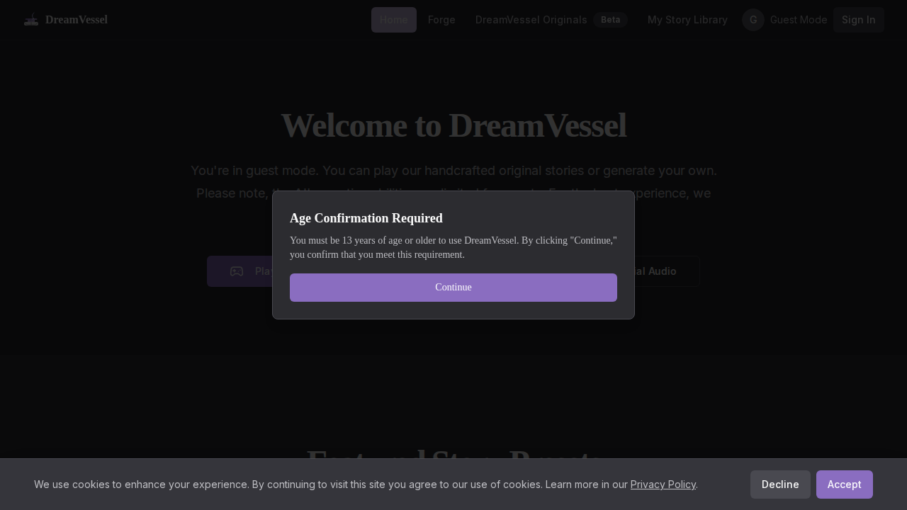 Welcome to DreamVessel